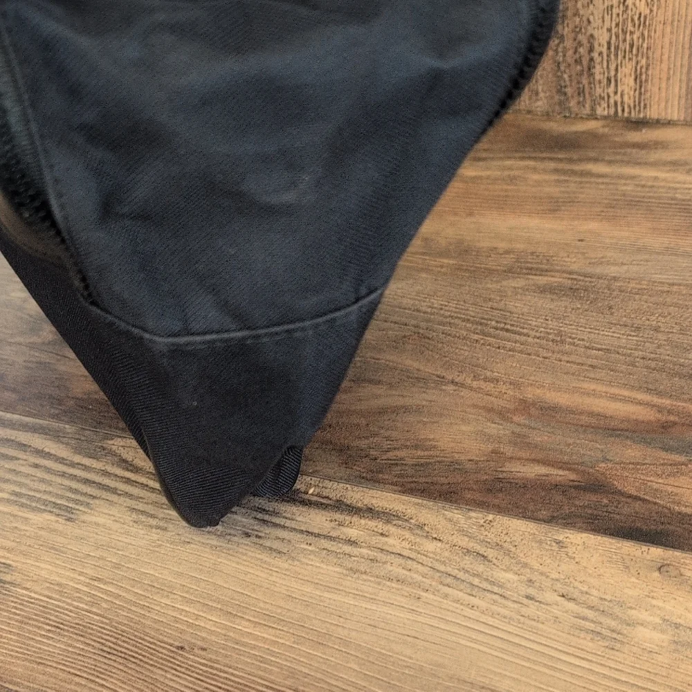 Harley Davidson Leather & Canvas Saddlebag Liner Double Zipper Tote Duffle x2